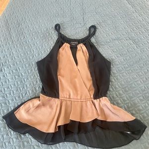 Bebe chiffon silk top